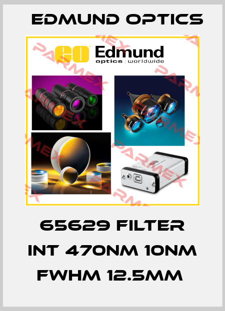 65629 FILTER INT 470NM 10NM FWHM 12.5MM  Edmund Optics