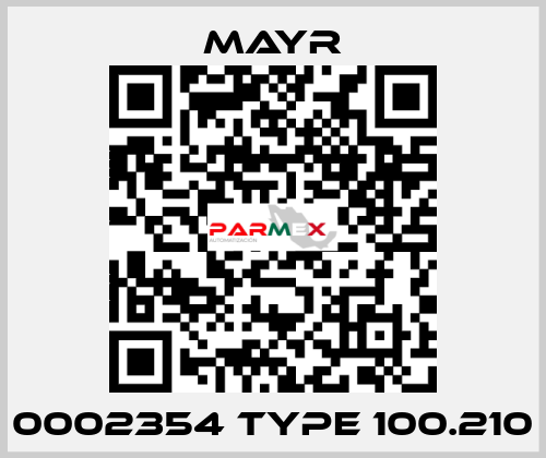 0002354 TYPE 100.210  Mayr