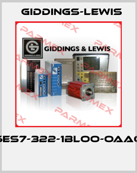 6ES7-322-1BLOO-OAAO  Giddings-Lewis