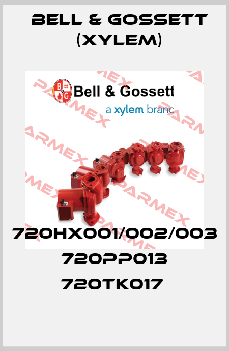 720HX001/002/003 720PP013 720TK017  Bell & Gossett (Xylem)