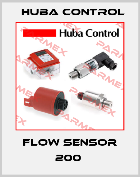 Flow sensor 200  Huba Control