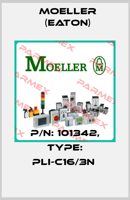 P/N: 101342, Type: PLI-C16/3N  Moeller (Eaton)