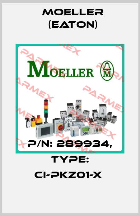 P/N: 289934, Type: CI-PKZ01-X  Moeller (Eaton)