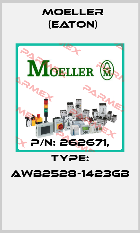 P/N: 262671, Type: AWB2528-1423GB  Moeller (Eaton)