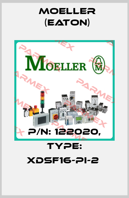 P/N: 122020, Type: XDSF16-PI-2  Moeller (Eaton)