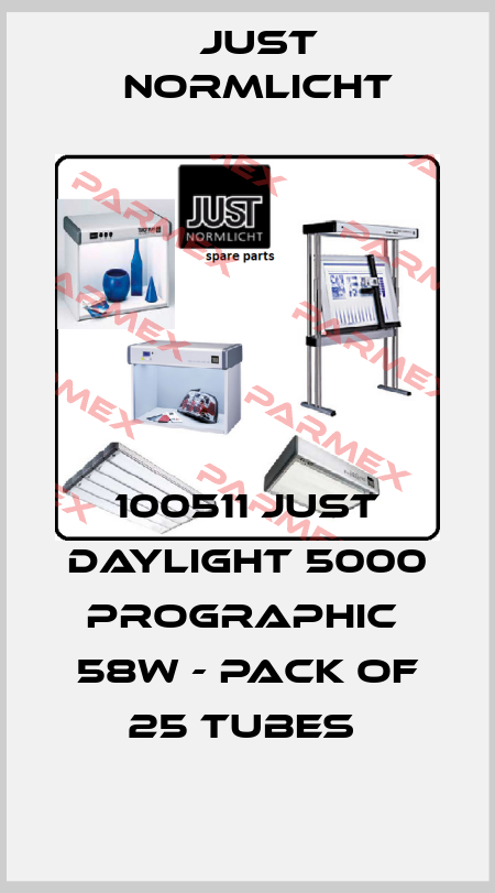 100511 JUST DAYLIGHT 5000 PROGRAPHIC  58W - PACK OF 25 TUBES  Just Normlicht