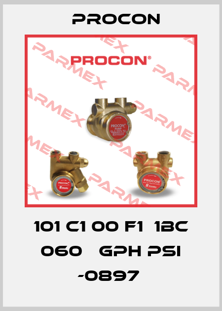 101 C1 00 F1  1BC 060   GPH PSI -0897  Procon