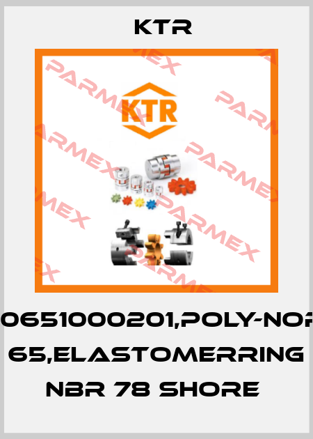950651000201,POLY-NORM 65,ELASTOMERRING NBR 78 SHORE  KTR