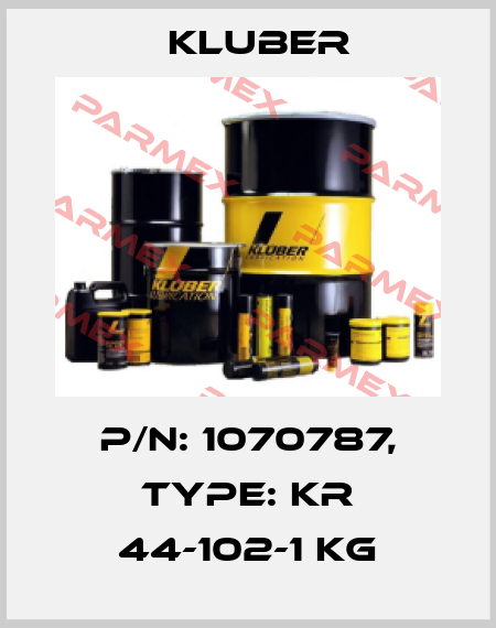 P/N: 1070787, Type: KR 44-102-1 kg Kluber