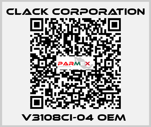  V3108CI-04 oem  Clack Corporation