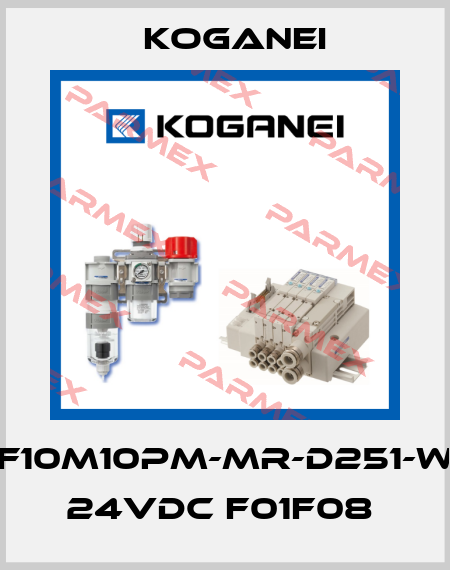 F10M10PM-MR-D251-W 24VDC F01F08  Koganei