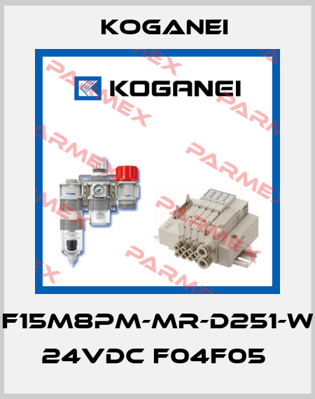 F15M8PM-MR-D251-W 24VDC F04F05  Koganei