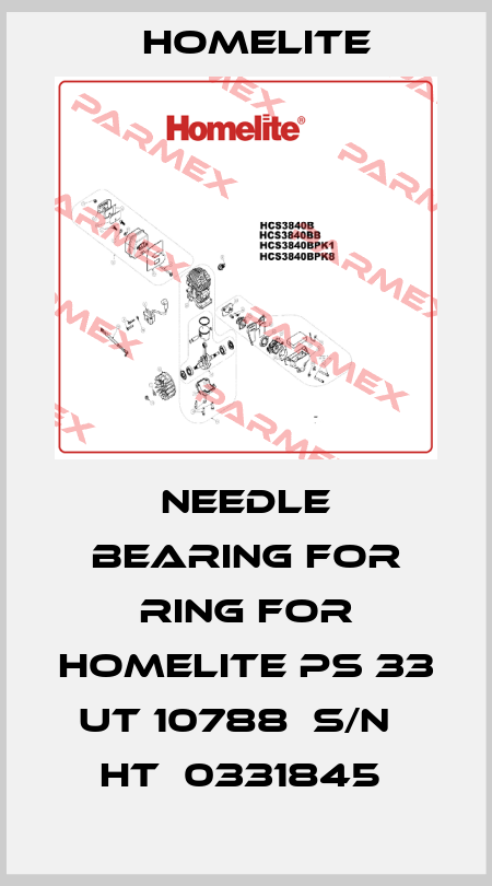 Needle bearing for ring for HOMELITE PS 33  UT 10788  S/N   HT  0331845  Homelite