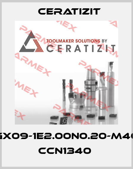 GX09-1E2.00N0.20-M40 CCN1340  Ceratizit