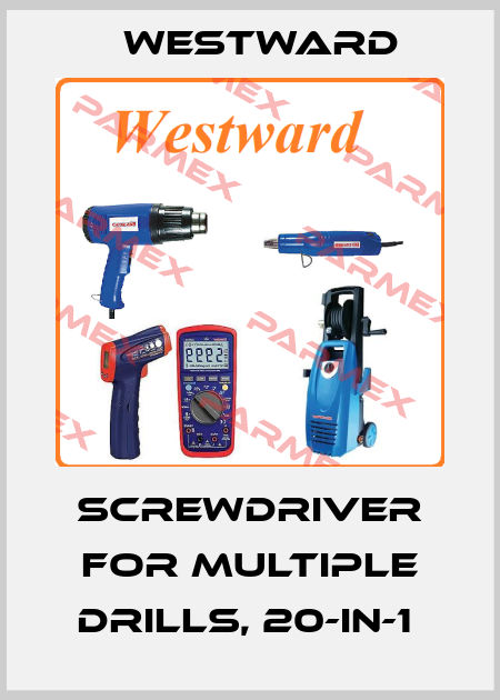 Screwdriver for Multiple Drills, 20-in-1  WESTWARD