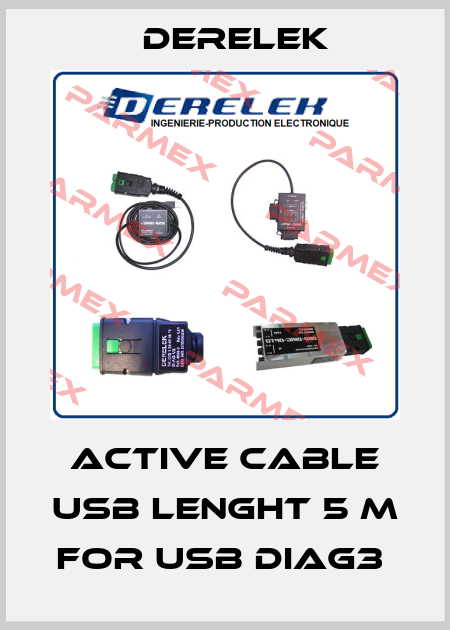 ACTIVE CABLE USB LENGHT 5 m for USB DIAG3  Derelek