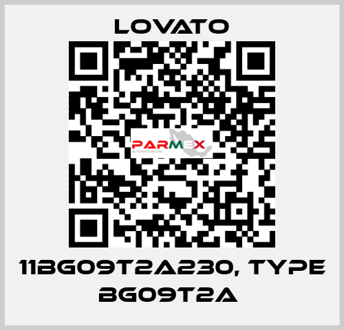 11BG09T2A230, Type BG09T2A  Lovato