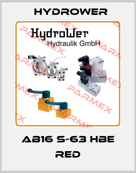 AB16 S-63 HBE red HYDROWER