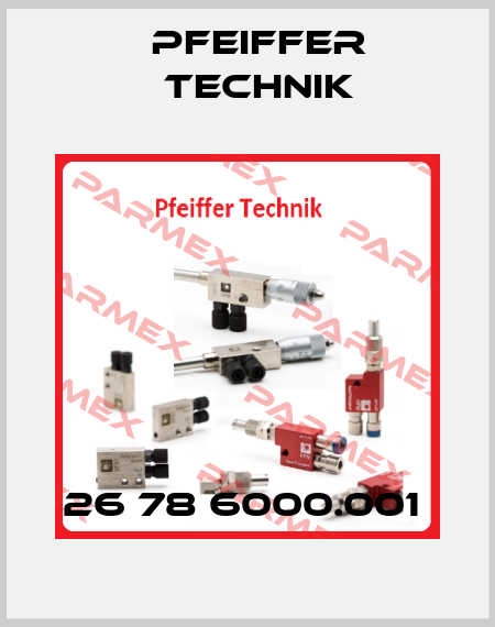 26 78 6000.001  Pfeiffer Technik