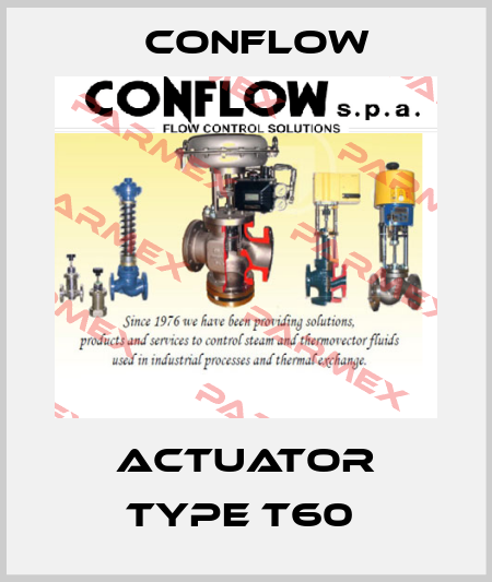 ACTUATOR TYPE T60  CONFLOW