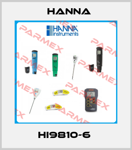 HI9810-6  Hanna