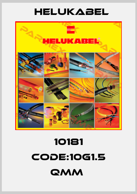10181 CODE:10G1.5 QMM  Helukabel