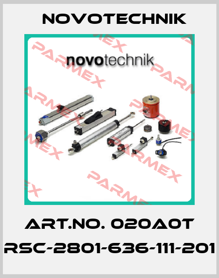 ART.NO. 020A0T RSC-2801-636-111-201 Novotechnik