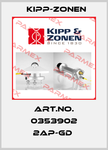 ART.NO. 0353902 2AP-GD  Kipp-Zonen