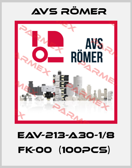 EAV-213-A30-1/8 FK-00  (100pcs)  Avs Römer