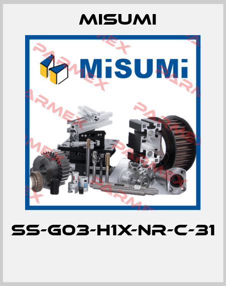 SS-G03-H1X-NR-C-31  Misumi