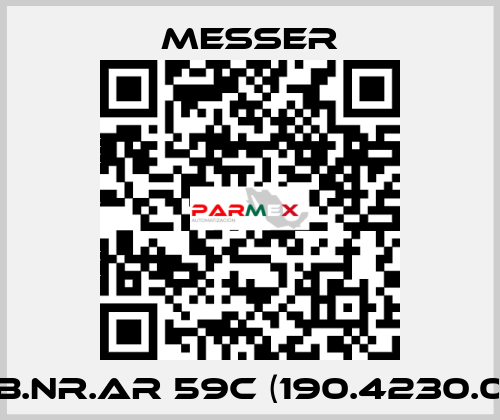 (B.Nr.AR 59C (190.4230.0) Messer