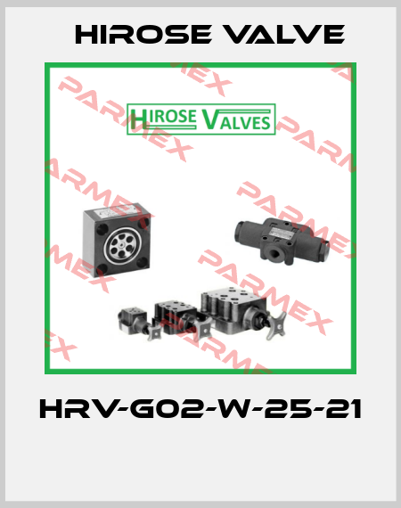 HRV-G02-W-25-21  Hirose Valve