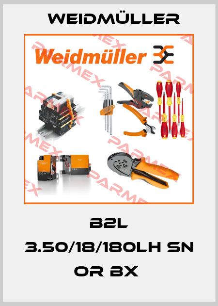 B2L 3.50/18/180LH SN OR BX  Weidmüller