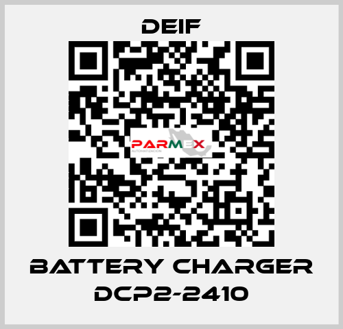 BATTERY CHARGER DCP2-2410 Deif