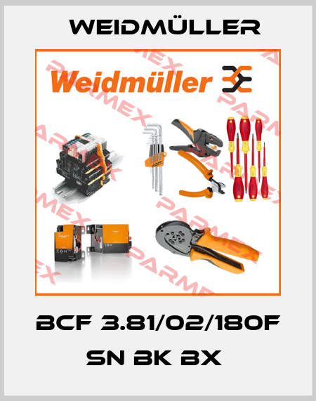 BCF 3.81/02/180F SN BK BX  Weidmüller