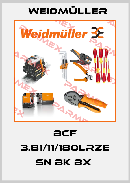 BCF 3.81/11/180LRZE SN BK BX  Weidmüller