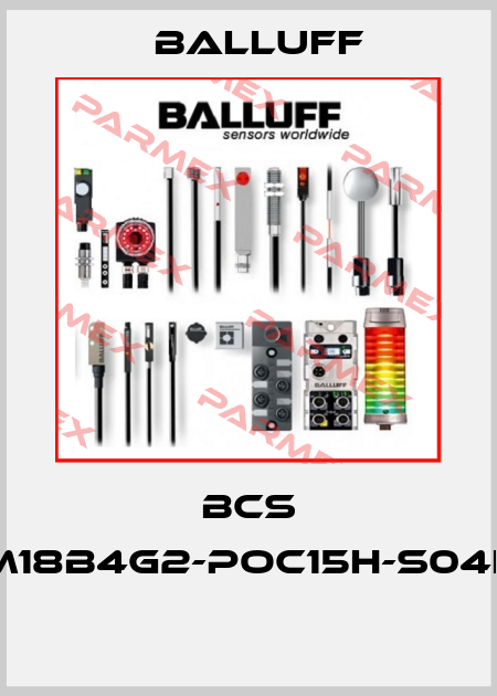 BCS M18B4G2-POC15H-S04K  Balluff