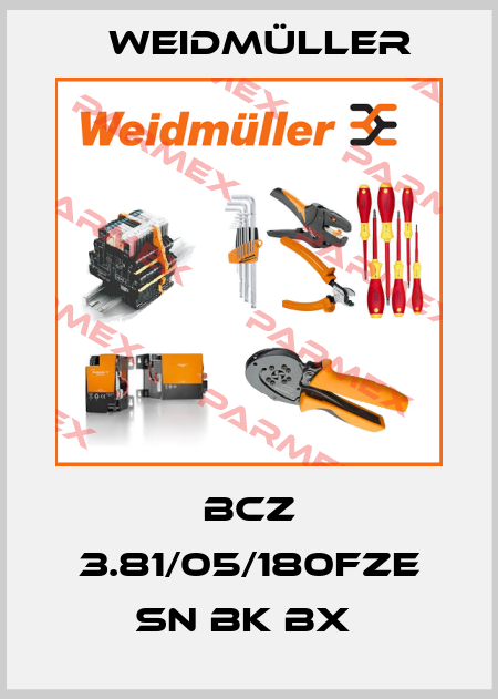 BCZ 3.81/05/180FZE SN BK BX  Weidmüller