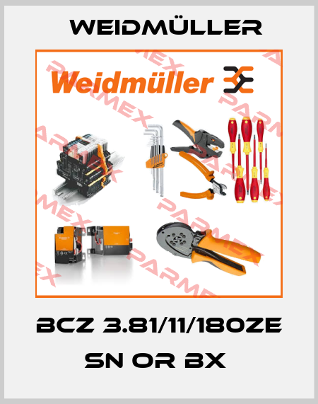 BCZ 3.81/11/180ZE SN OR BX  Weidmüller