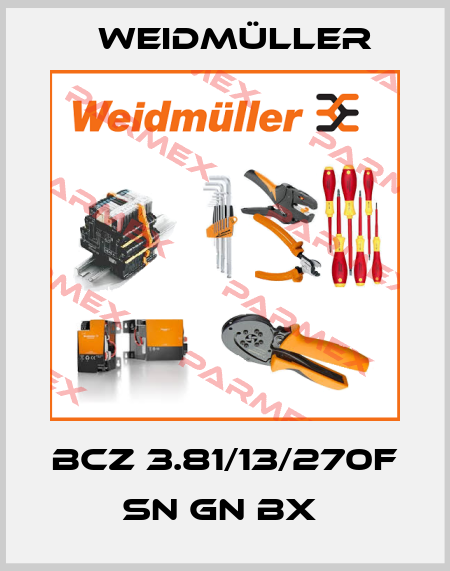 BCZ 3.81/13/270F SN GN BX  Weidmüller