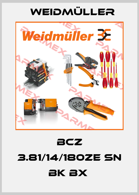 BCZ 3.81/14/180ZE SN BK BX  Weidmüller