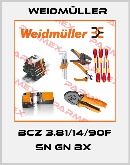 BCZ 3.81/14/90F SN GN BX  Weidmüller