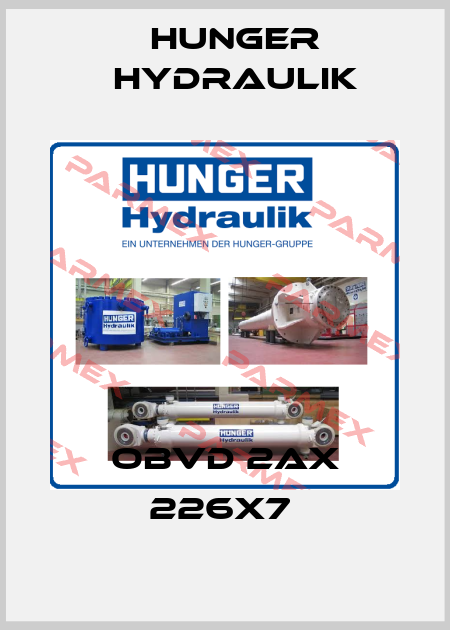 OBVD 2ax 226x7  HUNGER Hydraulik