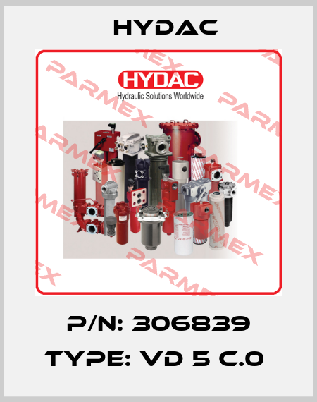 P/N: 306839 Type: VD 5 C.0  Hydac