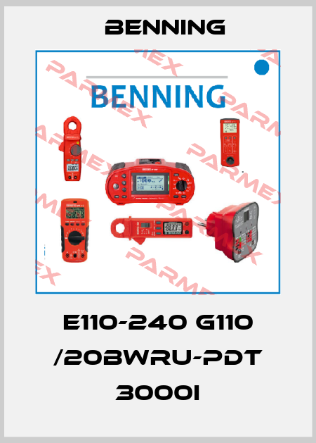 E110-240 G110 /20BWru-PDT 3000i Benning