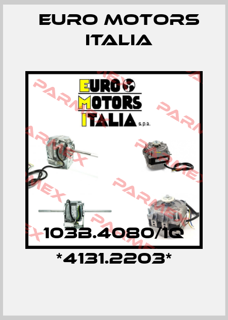 103B.4080/1Q *4131.2203* Euro Motors Italia
