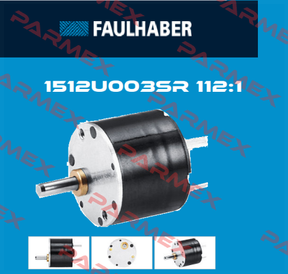 1512U003SR 112:1 Faulhaber