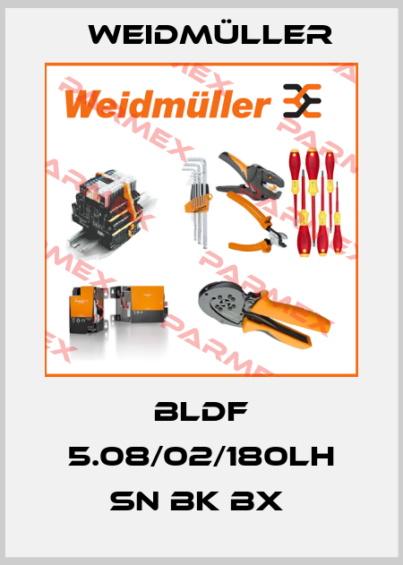 BLDF 5.08/02/180LH SN BK BX  Weidmüller