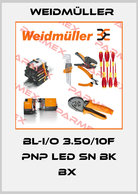 BL-I/O 3.50/10F PNP LED SN BK BX  Weidmüller