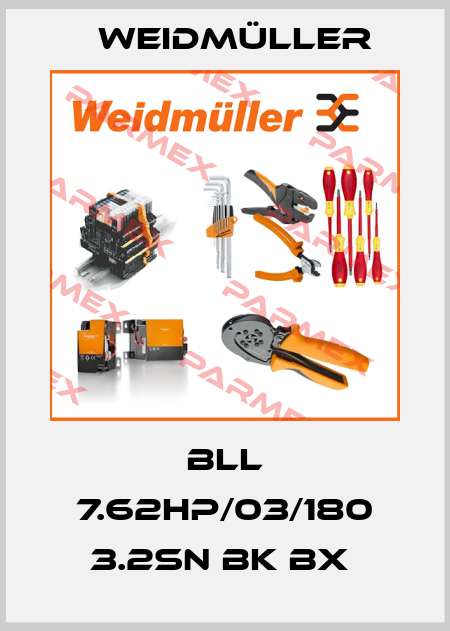 BLL 7.62HP/03/180 3.2SN BK BX  Weidmüller